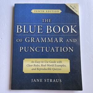 The Blue Book of Grammar and Punctuation by Jane Straus Paperback Textbook